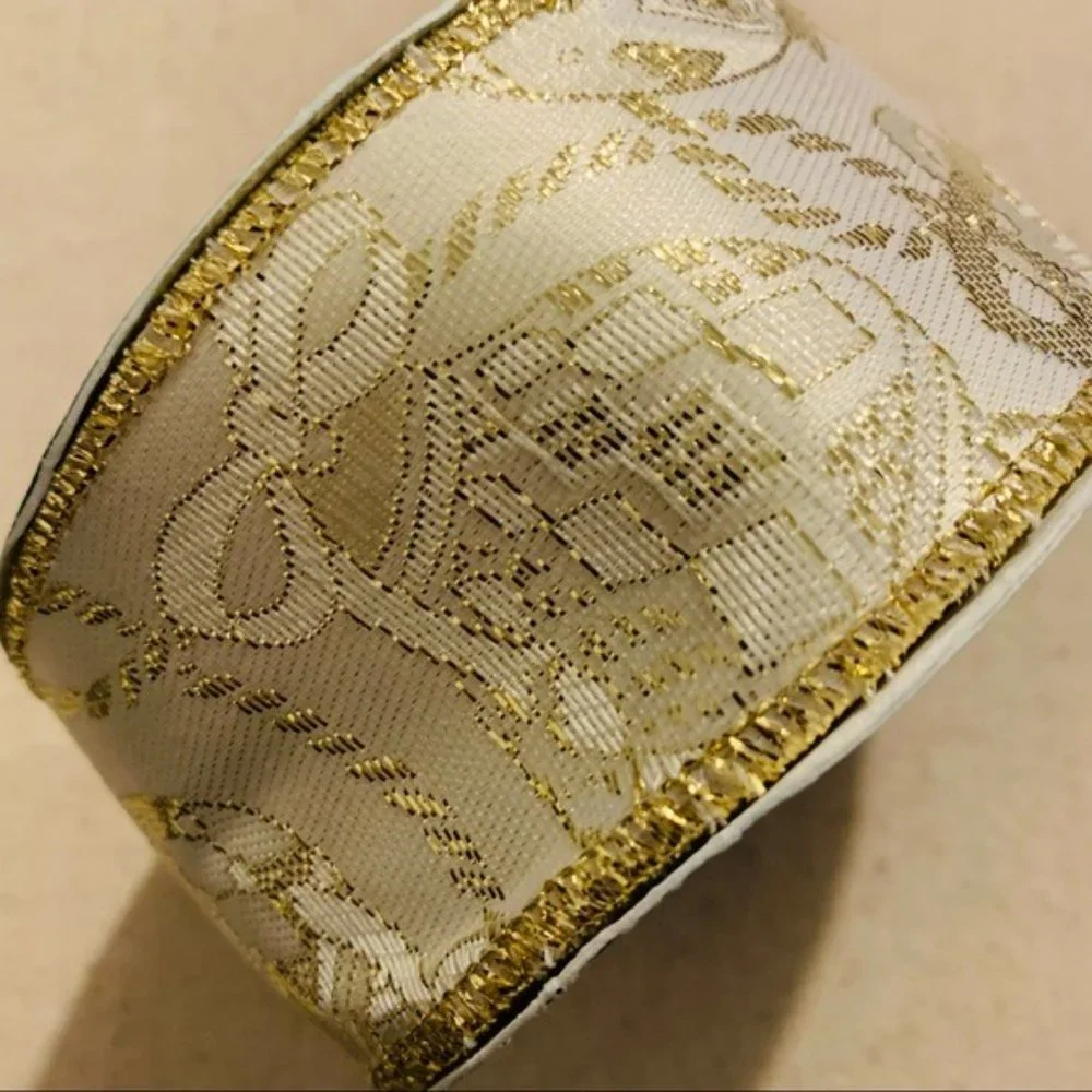 Trim A Tree | Ribbon | Golden Elegance Ornaments